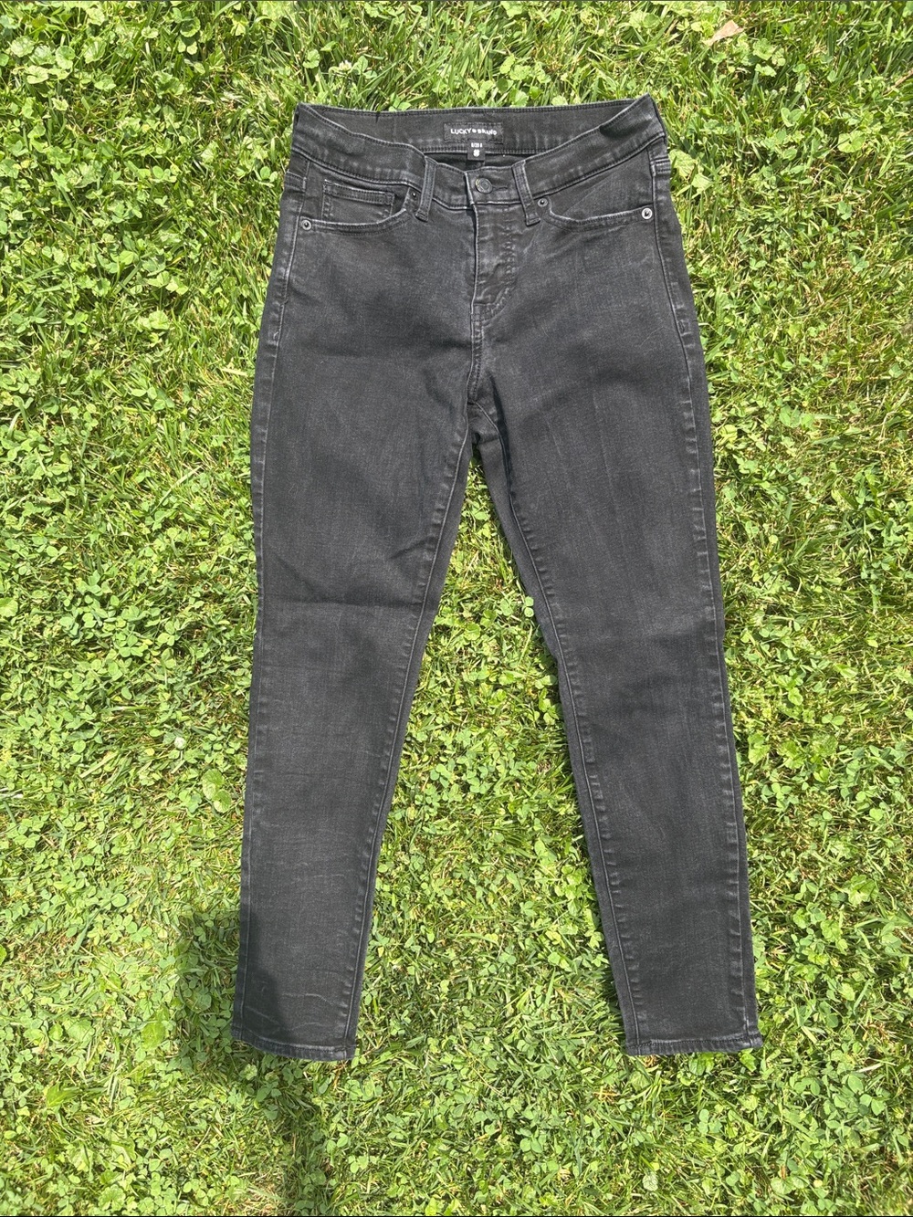 Lucky Brand Women's Black Skinny Jeans - High Rise Stretch Denim